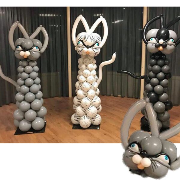 Ballonpilaar kat