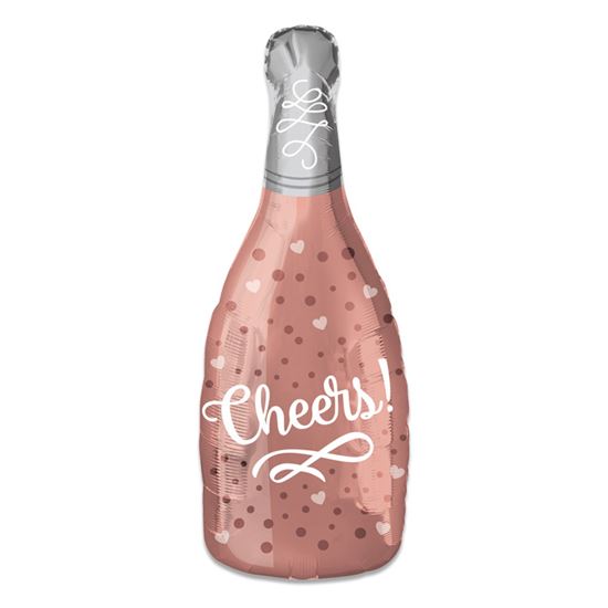 Cheers Rosé Champagne folie ballon