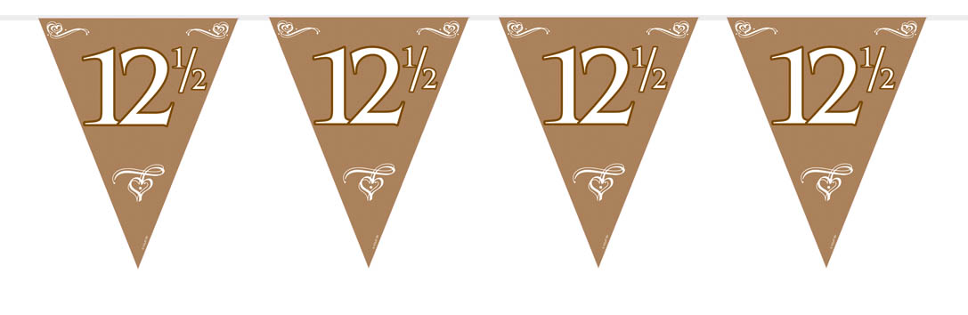 Vlaggenlijn koper 12½ jaar.