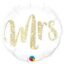 Folie ballon Mrs. Glitter Gold folie ballon
