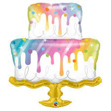 Rainbow Drip Cake folie ballon