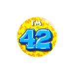 button I'm 42 jaar