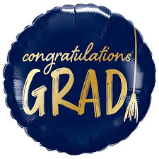 Folie ballon confratulations grad