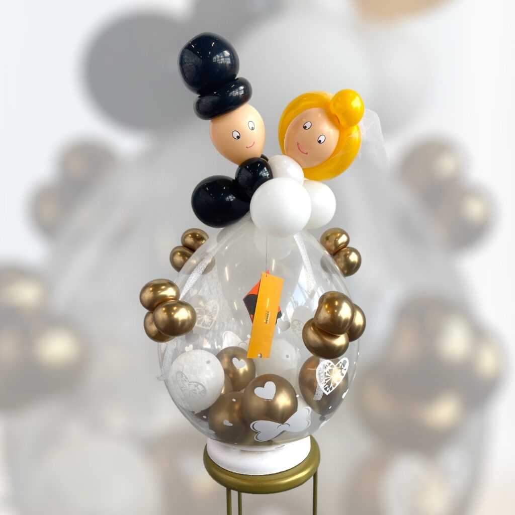 Cadeau Ballon Bruidspaar