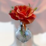 Glazen bloemen vaasjes
