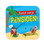 Huldeschild geniet van je pensioen
