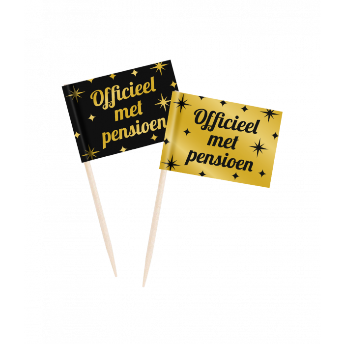 Vlagprikkers officieel met pensioen